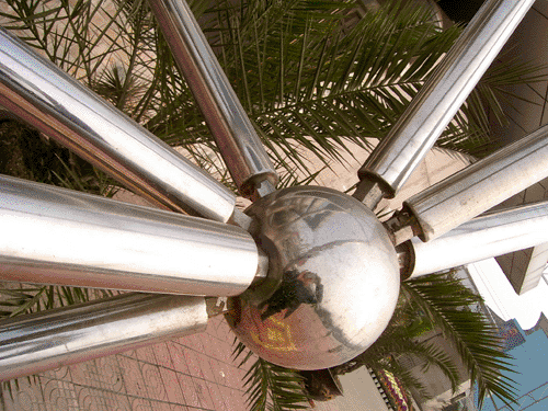 鸡西不锈钢螺栓球网架